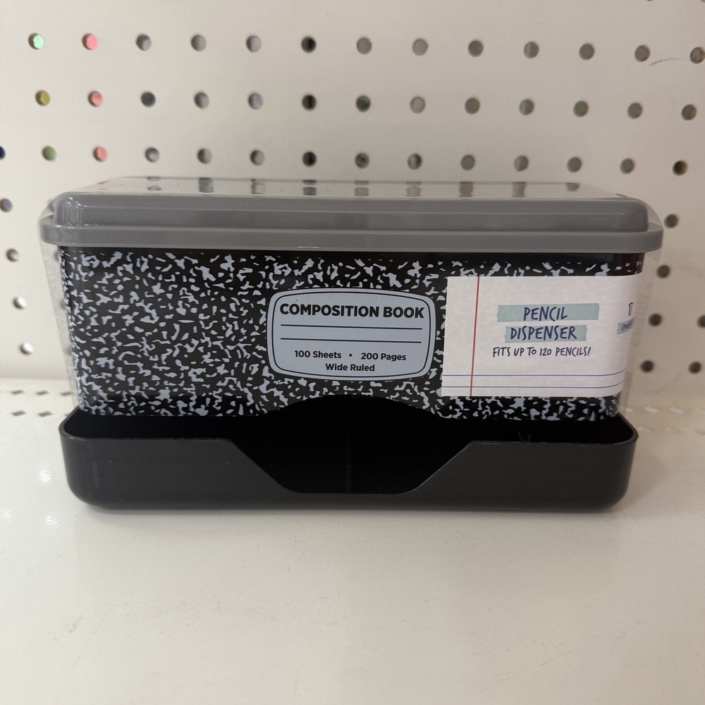 Target Pencil Dispenser Composition Notebook Themed Bullseye Teacher School